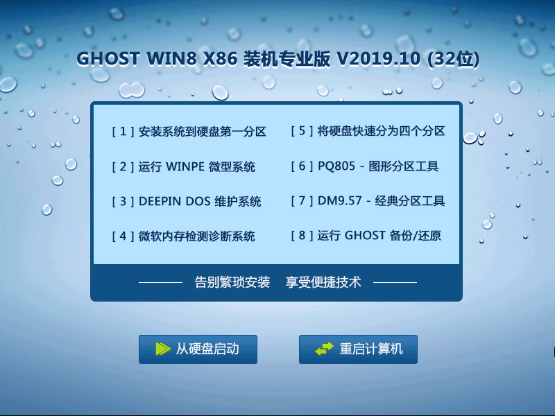 GHOST WIN8 X64 装机专业版 V2019.04(64位)